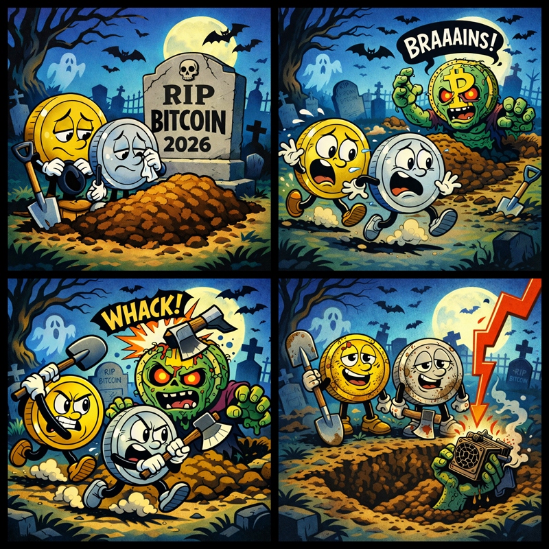 RIP Bitcoin 2026 Comic